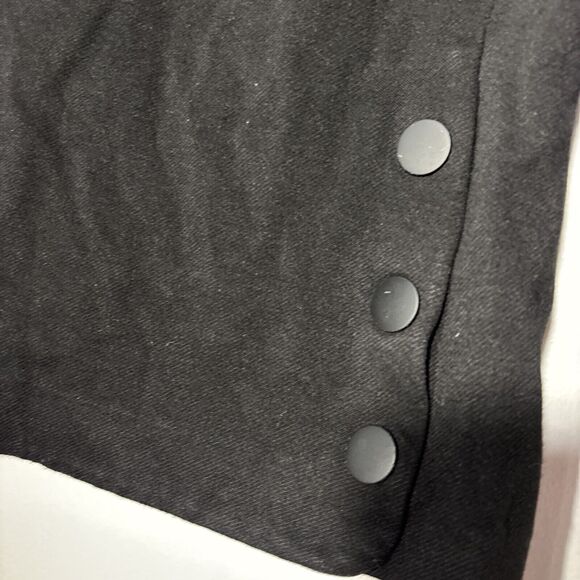 Cabi size S Osaka Nights black pointe utility button side blouse 3/4 sleeves - Picture 4 of 12